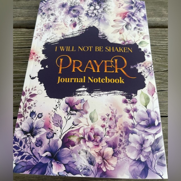 I Will Not Be Shaken Prayer Journal Gift Notebook Book - Picture 7 of 12